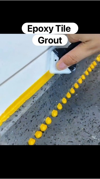 Ang daling gamitin at ang tibay talaga nitong Epoxy Tile Grout! #tilegrout #epoxy #homerepair #homeimprovement