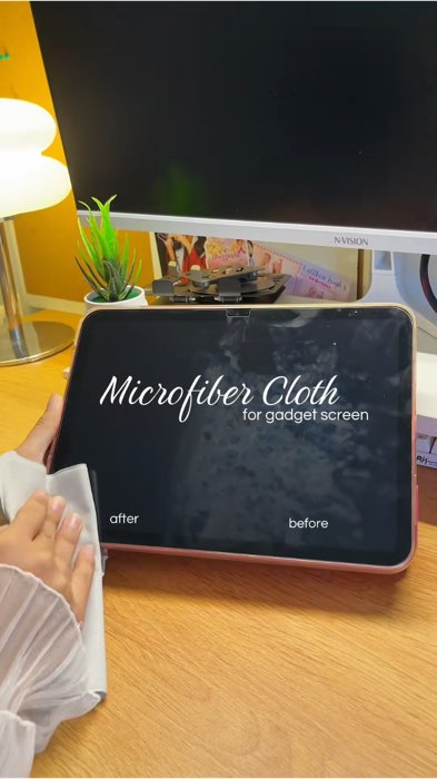Microfiber Dust proof Cleaning Cloth Laptop Phone 😍✨👌🏻 #CleaningCloth #Microfiber