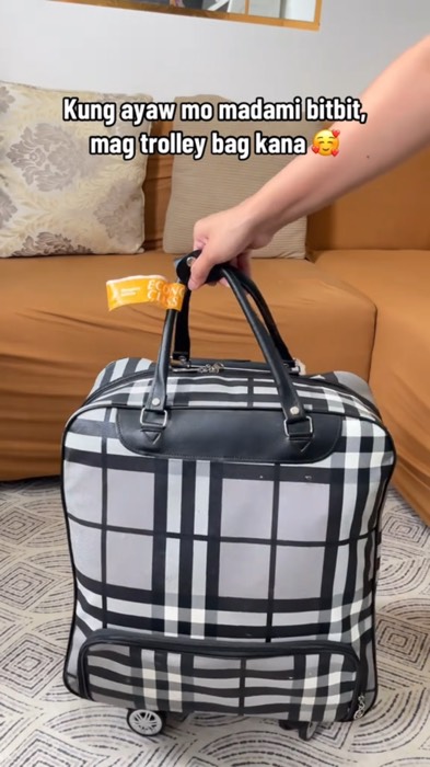 #waterproofluggage #travelbag #travelluggage #travelbagtrolley #MasMuraSaShopee