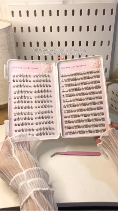 #falseeyelash #eyelashextension #HugotSaShopee #MasMuraSaShopee #selfadhesive #stronghold #gluefree #Gluefreeeyelashes #selfadhesiveeyelash