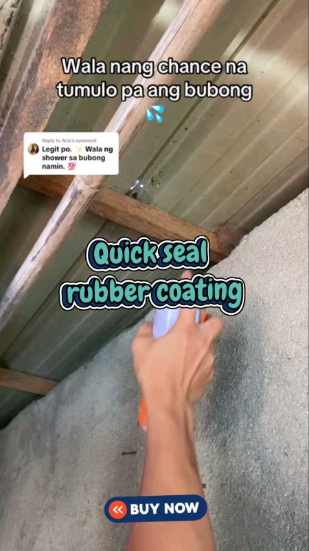 Quick Seal Waterproof Rubber Coating#ShopeePHCommsXTRA #MasMuraSaShopee #fyp #rubbercoating #quickseal #trending