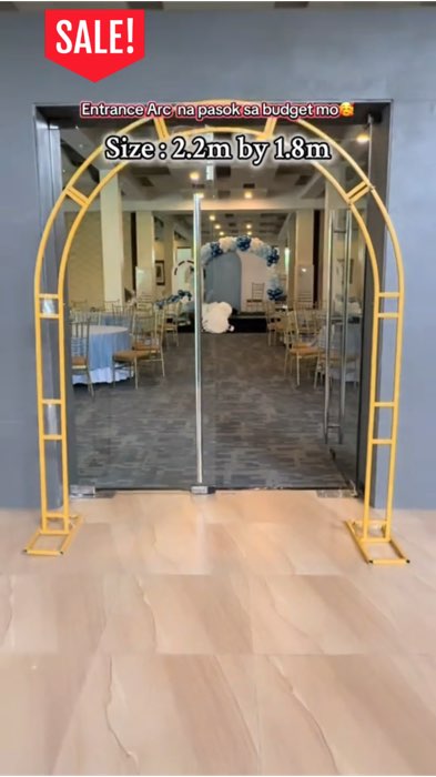 WEDDING PROPS WROUGHT IRON DOUBLE POLE😊👍🛒#weddingprops #wroughtiron #decor #Birthday #layout #MasMuraSaShopee #trending #viral #shopee #shopee #fy