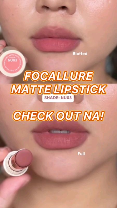 Focallure Matte Lipstick #focallure #matte #lipstick #waterproof #FreeCoinsInShopeeVideo #MasMuraSaShopee #shopeebudol #trending #affordable #fyp