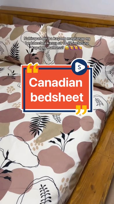 Canadian bedsheet #CanadianBedsheet #CanadianBedsheet #mochaBrownBedsheet #foryou