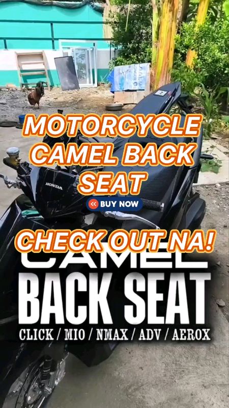 MOTORCYCLE CAMEL BACK SEAT #camelbackseat #FreeCoinsInShopeeVideo #MasMuraSaShopee #HugotSaShopee #ShopeePHPaydaySale #shopeebudol #trending #fyp