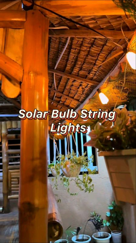 Solar Bulb String Lights #FreeCoinsInShopeeVideo #HugotSaShopee #MasMuraSaShopee #ShopeePHPaydaySale #StringLights #Bulb #SolarLights #WaterProof