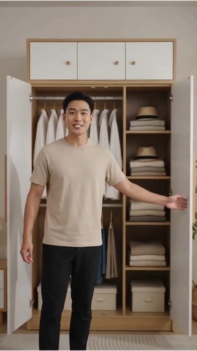 🏡 A clutter-free room starts with the right wardrobe. ✨