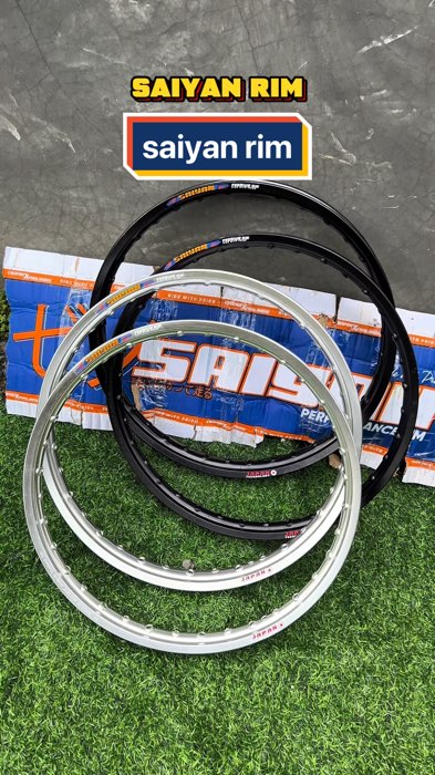 SAIYAN RIM✅ #MasMuraSaShopee #saiyanrim #alloyrim #thailandrim #SAIYANPREMIUMALLOYRIM #rimset #motorcyclerim