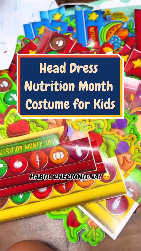 Head Dress Hat Nutrition Month Costume for Kids #nutritionmonth #headdress #FreeCoinsInShopeeVideo #ShopeePHPaydaySale #MasMuraSaShopee #fyp #buynow