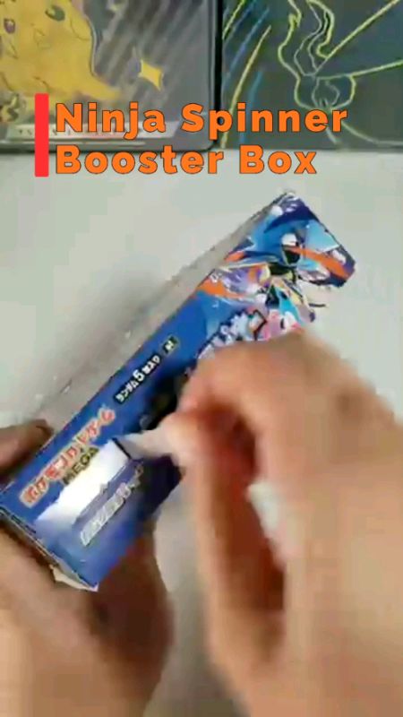 Pokemon Ninja Spinner Booster Box Pokemon TCG Cards unboxing video #MasMuraSaShopee #FreeCoinsInShopeeVideo #PokemonCards #fyp