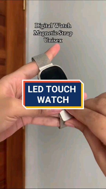 UNISEX LED TOUCH WATCH #FreeCoinsInShopeeVideo
