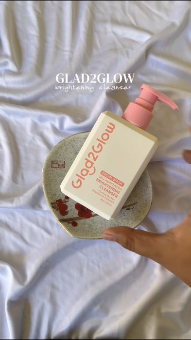 gentle care for your skin withe glad2glow milk cleanser #glad2glow
