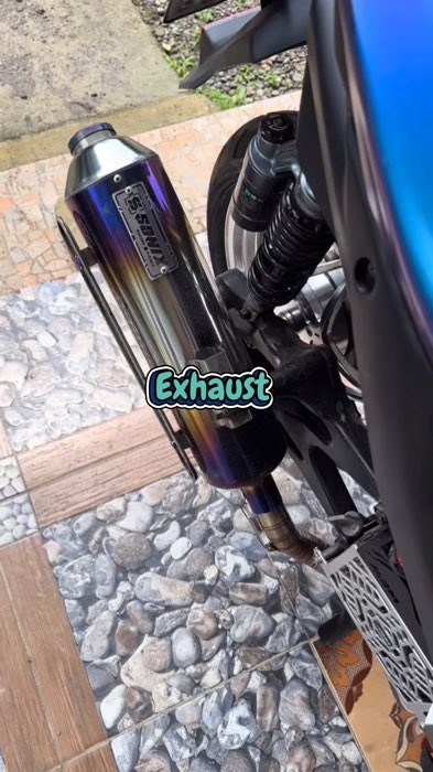 Standard Racing Exhaust Luster Sonix Original Nmax #MasMuraSaShopee #FreeCoinsInShopeeVideo