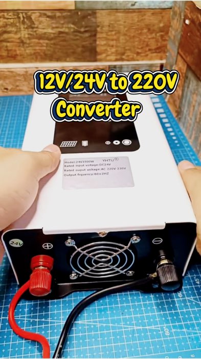 Perfect for car, solar & emergency use! 🔌 #PortableConverter  #PowerBackup #PowerInverter #PureSineWave #MasMuraSaShopee #FreeCoinsInShopeeVideo