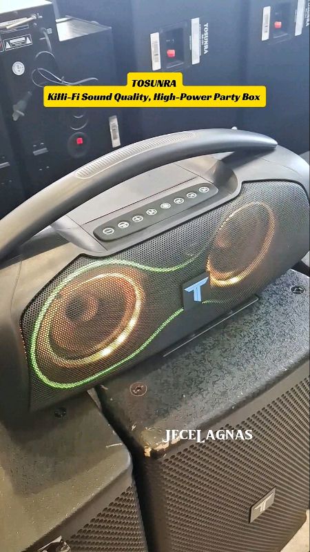 Checkout TOSUNRA Outdoor Speaker: King of Value for Money, Hi-Fi Sound Quality, High-Power Party Box #bluetoothspeaker #karaoke #sound #tosunra #sound