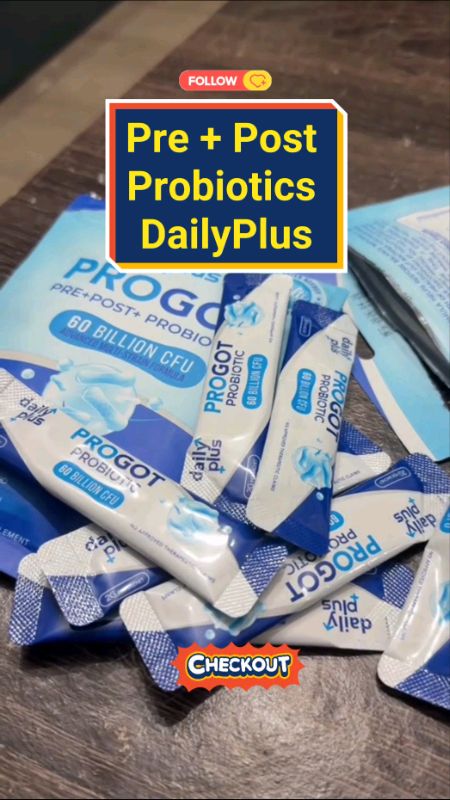 Pre + Post Probiotics 60 Billion DailyPlus Progot. #FreeCoinsInShopeeVideo #MasMuraSaShopee #ShopeePHPaydaySale #HugotSaShopee #musthave