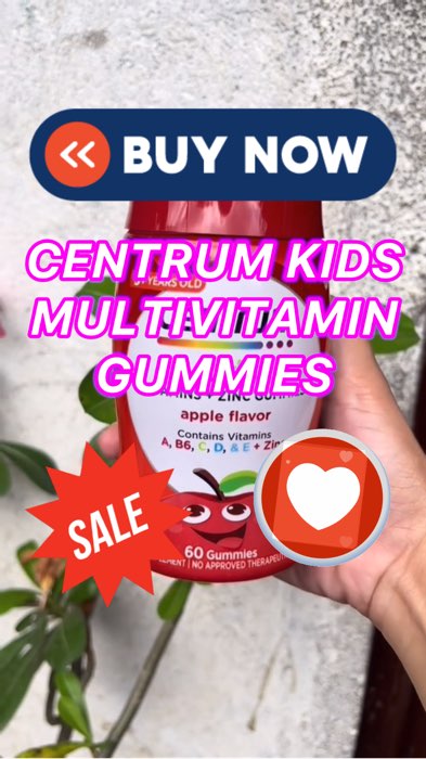 Centrum Kids Multivitamin Gummies Apple/Fruitburst 60s #fyp #centrum #kids #multivitamins #gummies #apple #fruitburst #zinc #kids #health