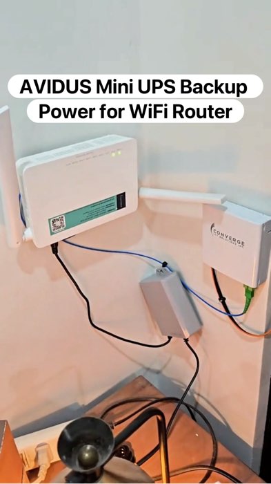 Mini UPS backup, tuloy ang WiFi kahit brownout! #miniups #wifibackup #powerbackup #techph #shopeefinds