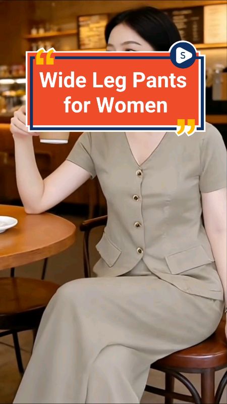 elegant!#wideleg#widelegpants#casualattire#officeattire#coords#elegantoutfit#outfits#elegant#ootd#goodquality#bestselling#foryou#foryoupage#fy#mura#f
