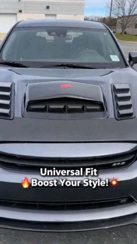 universal car air flow intake hood scoop vent#caraccesories #airflow #universal #carmusthave #FreeCoinsInShopeeVideo #MasMuraSaShopee #tsek #fyp #mura