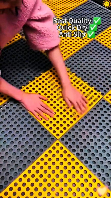 30x30cm Non-Slip PVC Bathroom Floor Mat  💥 Waterproof with Textured Massage Surface #NEW #nonslip #bathroom #floormat #fyp #MasMuraSaShopee #foryou