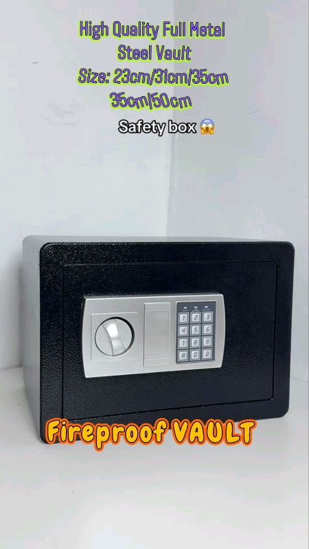 SafeVault/ Box 23/31/35/50cm All Steel Fireproof AntiTheft Depository Cash Home Office #MasMuraSaShopee #ShopeePHPaydaySale #fyp #shopee