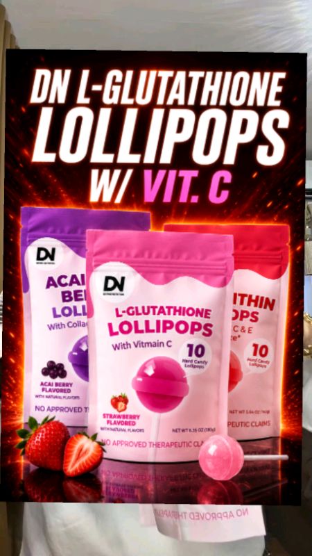 Dn L- Glutathione Lollipop with Vitamin C #dn #gluta #glutathione #lollipop #vitaminC #fyp #foryou #ctto