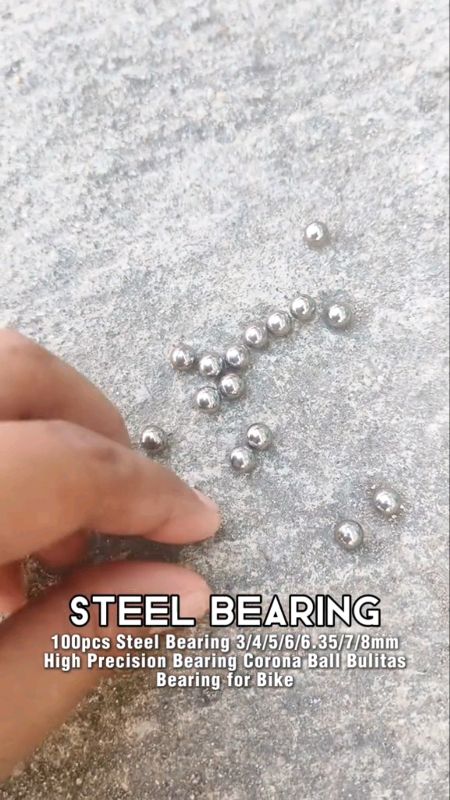 100pcs Steel Bearing 3/4/5/6/6.35/7/8mm High Precision Bearing Corona Ball Bulitas Bearing for Bike #steelbearing #bearings #bulitas