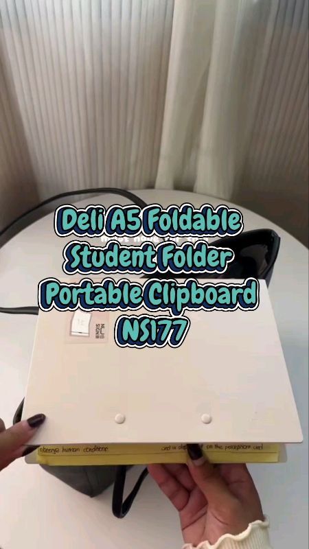 Deli A5 Foldable Student Folder Portable Clipboard NS177#stitch #FreeCoinsInShopeeVideo #MasMuraSaShopee #shopeePHPaydaysale #clipboard #fyp #viral