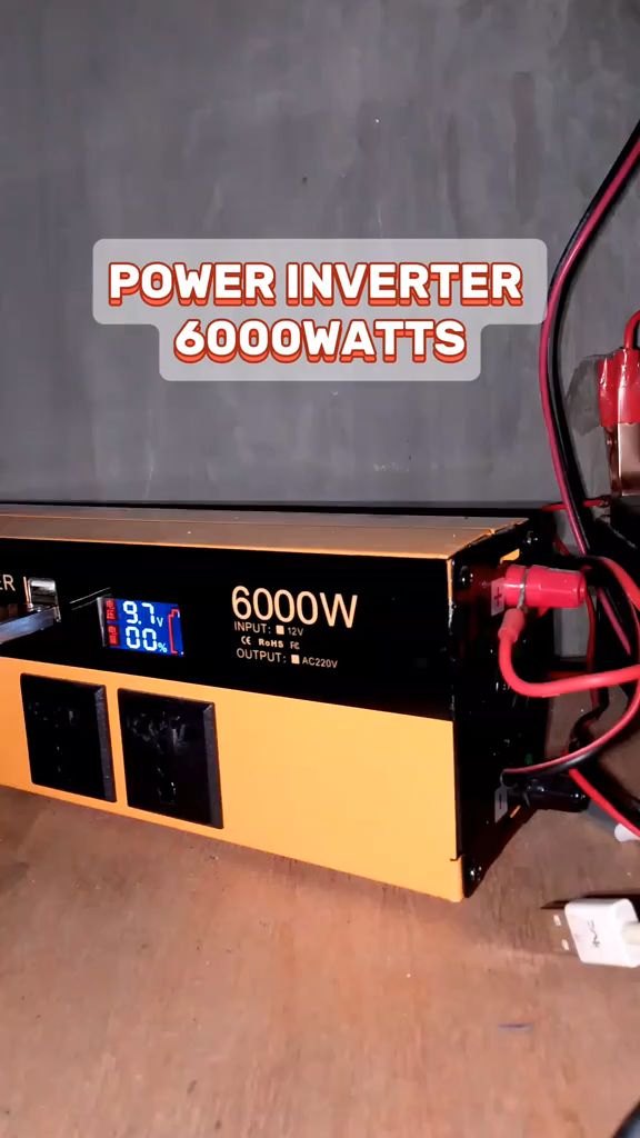 Malakas na Inverter, Abot-kayang Presyo! # Inverter #Power Inverter #Car Inverter #Solar Inverter #12v #220v #6000W
