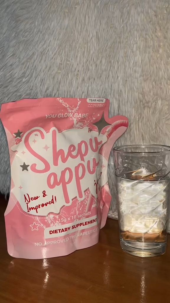 While working Sheppu appu time 😍✨ New & improved! Sheppu appu Juice Everday glowing and fresh ka dito#sheppuappujuice #sheppuappu #glutathione