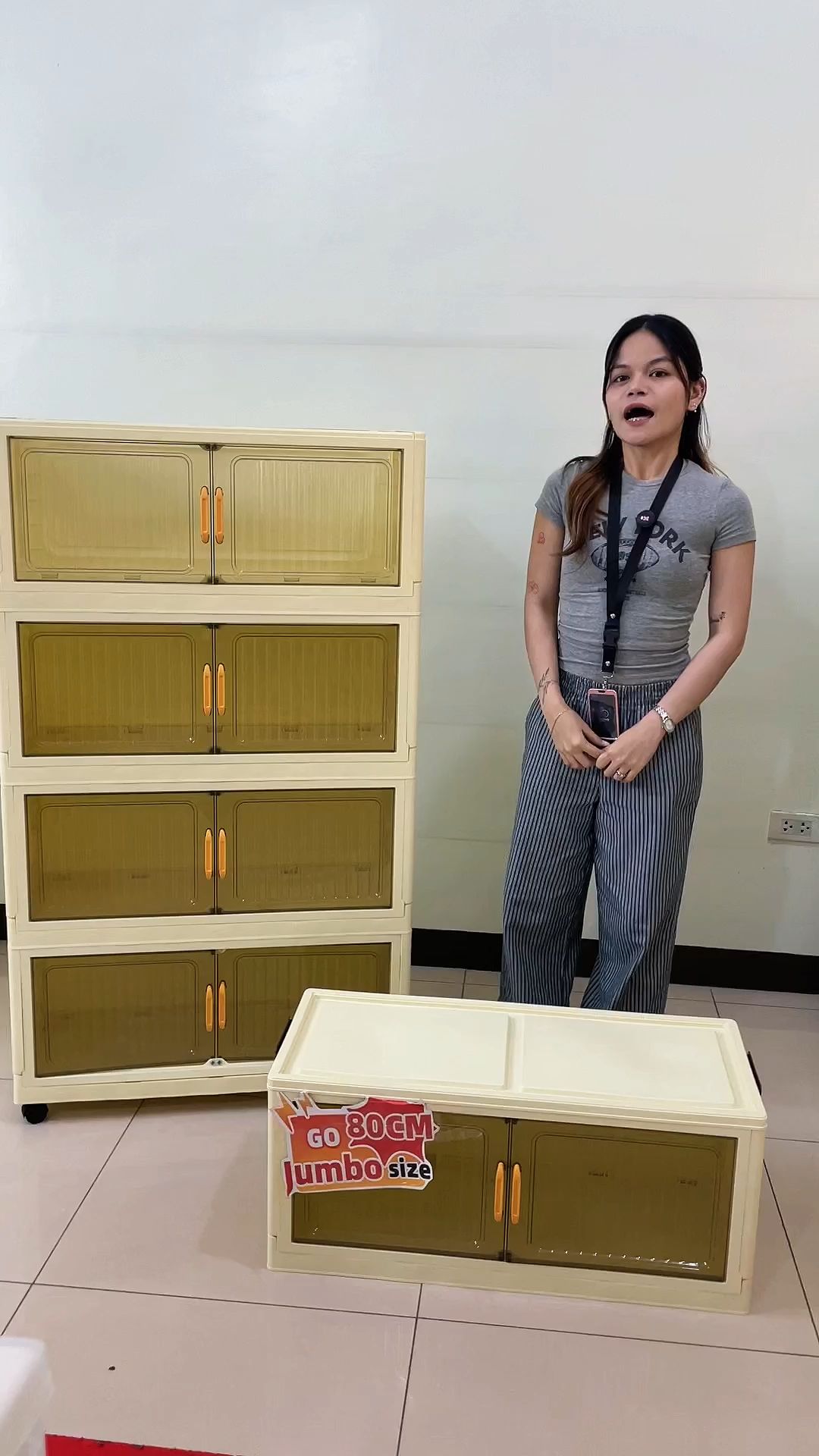 6-Layer Foldable Cabinet, More Storage Space POP NALL