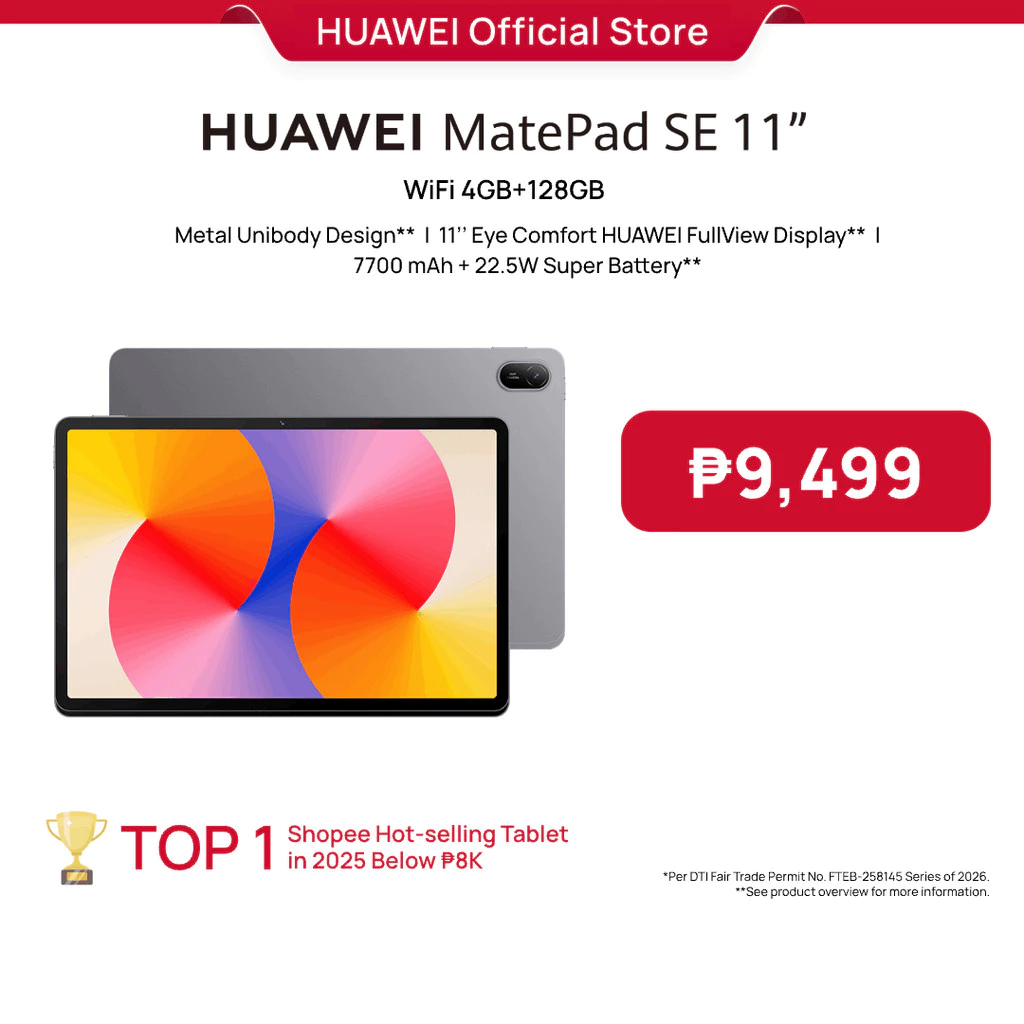 Huawei MatePad SE 11 Tablet | WiFi LTE | 4 6 8GB+128GB