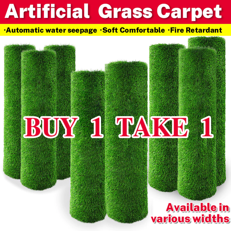 25mm 30mm Medium Duty Artificial Grass Fake Synthetic Grass Grass Carpet 6.5 feet Width