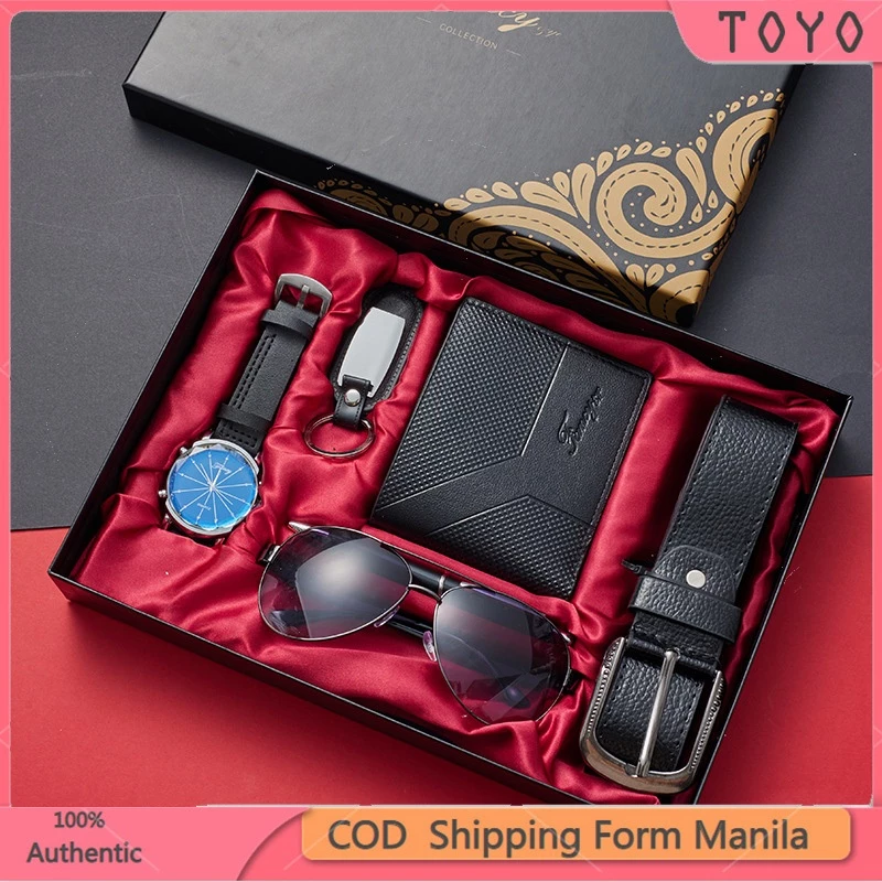 Toyo 6 Piece Men's Gift Set for Boyfriend, Dad, Friends, Valentine's Day, Father's Day and Birthday