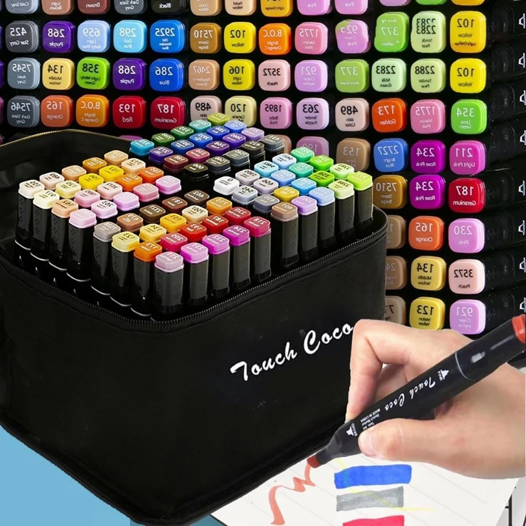 24 36 60 80 120Colors Painting Alcohol Markers Manga highlighter pen set Marker Art color set Marker
