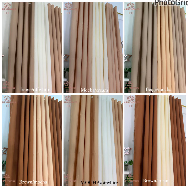 3in1 aesthetic curtains