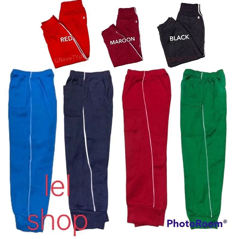 P.E school uniform jogging pants 6 to XL