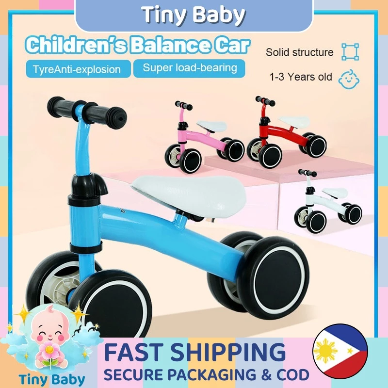 Balance Bike For Kids Toys For Boy Girl Mini Bike For Baby Toddler With 4 Wheels Kids Scooter
