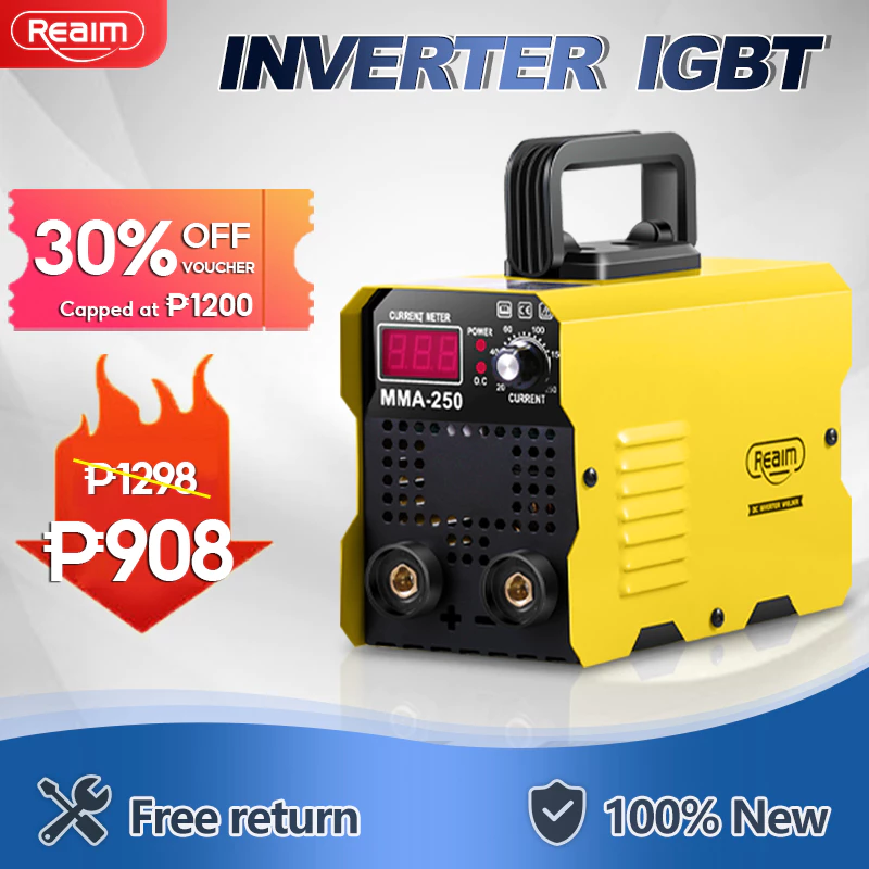 Reaim Welding Machine Portable Inverter Heavy Duty Original Igbt MMA 900 950 999