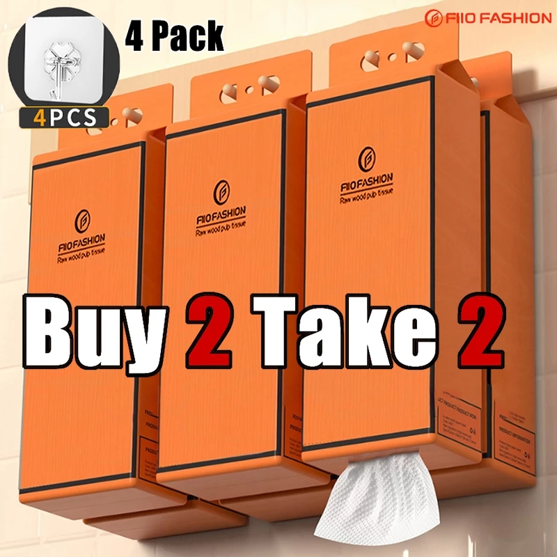 1500 Sheets Wall Mounted Tissue Paper Large Size Paper Super Tough Toilet Paper