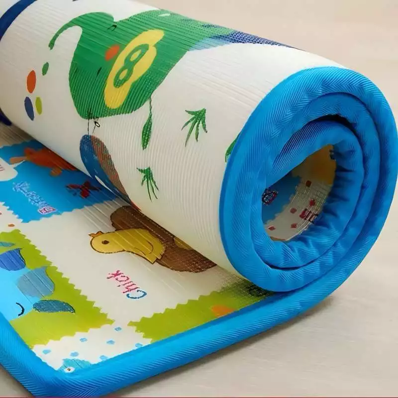 FoldableThickened Double Sided Pattern Kids Playmat Baby Non slip Crawling Mat odorless and Harmless