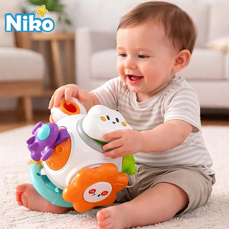 Niko Baby Busy Board Cube Early Educational Toys Learning Toys Montessori Sensory Toys