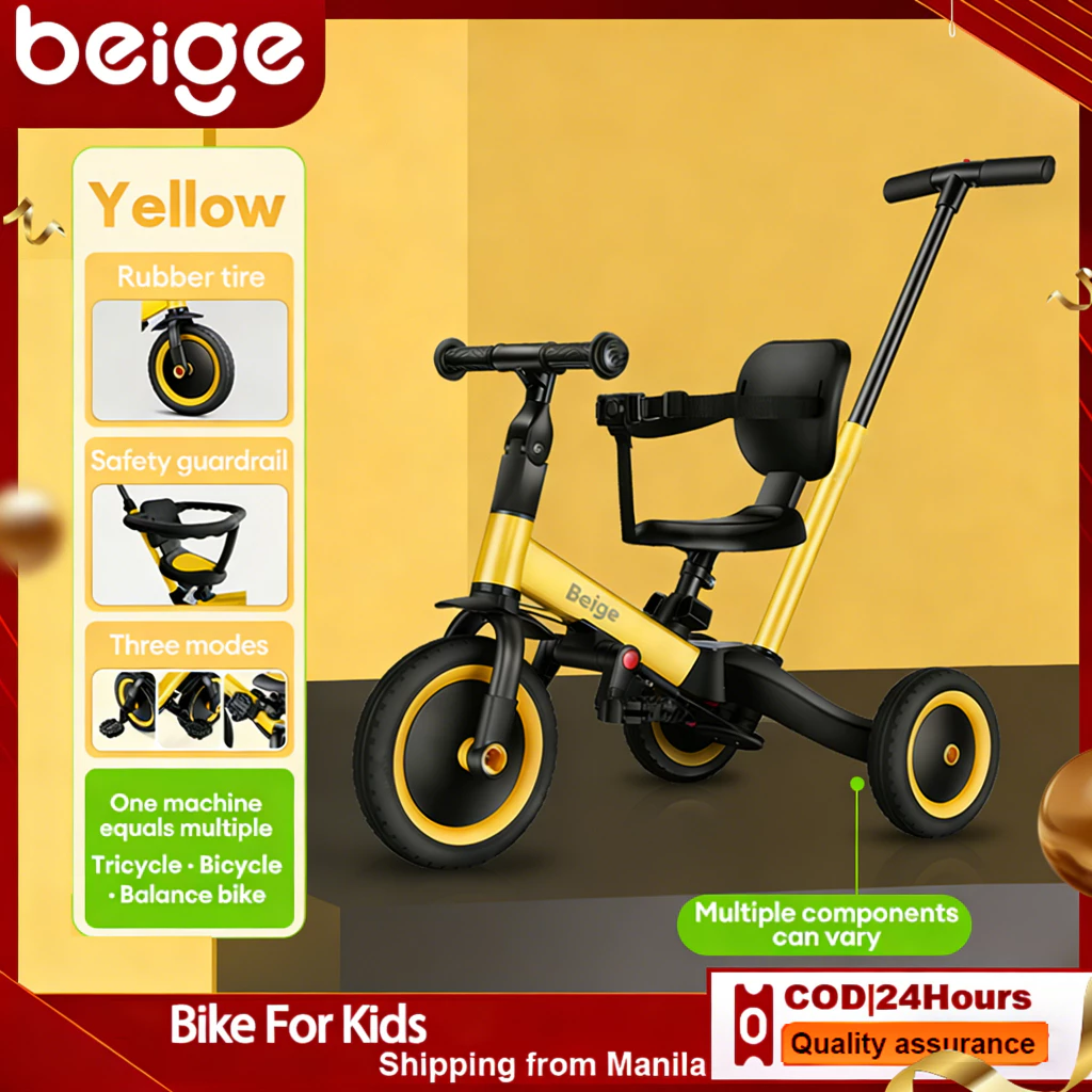 Bike For Kids Baby 3 in 1 Bicycle For Kids Multifunctional Tricycle Stroller Bike For Baby