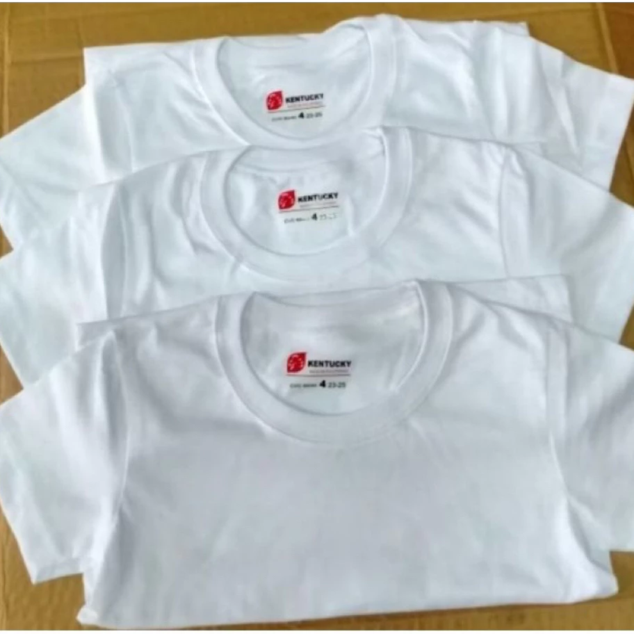 Fashion Unisex Plain White Round Neck T Shirt and sando