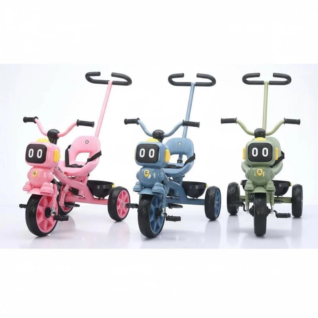 Kids Push Handle Baby Kids 4 in 1 Tricycle Bike Ride on Trike Stroller Bike kids Bike