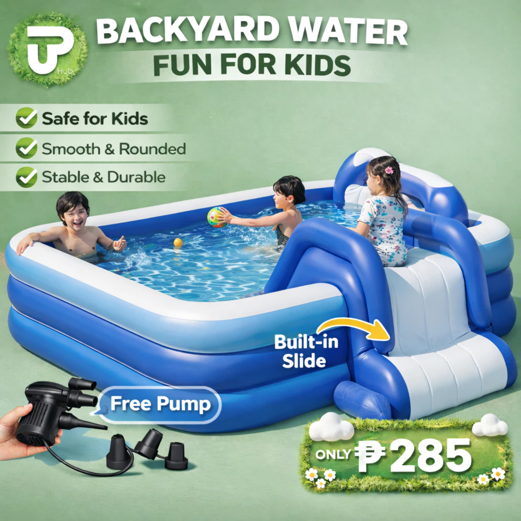 Pool for kids adult family size Outdoor Inflatable Swimming Pool With slide pump