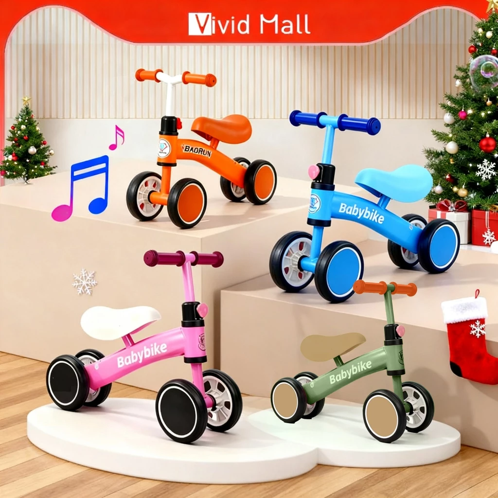 Vivid 1 6 Balance Bike For Kids Self Balancing Scooter Toys For Boy girl Gifts Baby Walker Push Bike