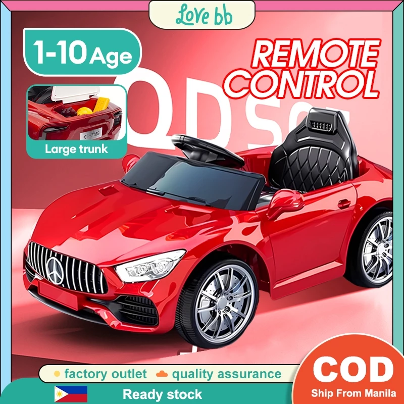 Electric Car For Kids With Remote Control Rechargeable Car For Kids Ride On With Music&Light