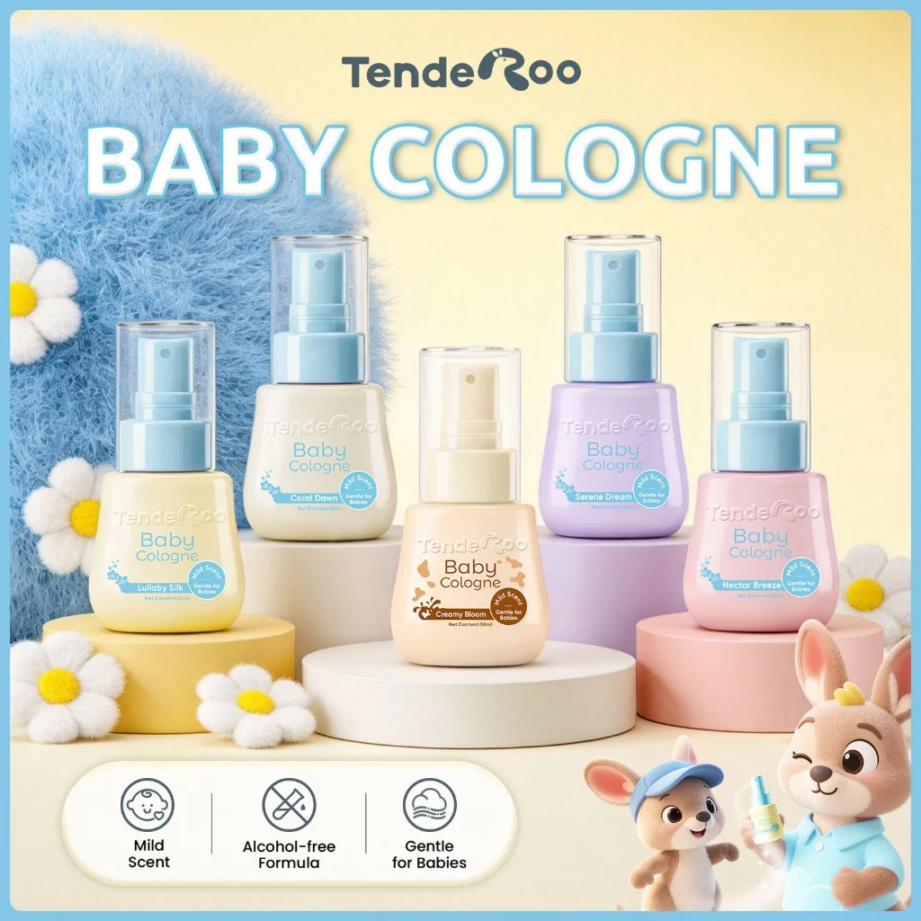 Tenderoo Baby Cologne Alcohol Free Mild Scent Bundle Gentle For Babies For Memory & Bonding